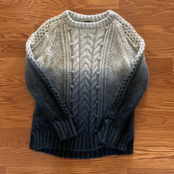 J. Crew Collection dip dye Blue Silk Blend - Picture 3 of 10